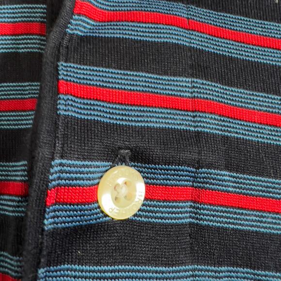Brooks Brothers Country Club Polo Shirt XL Performance Golf Resort Multi Stripe - Picture 5 of 13